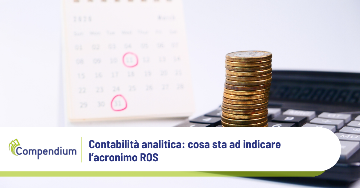 Contabilità analitica cosa sta ad indicare lacronimo ROS e come si